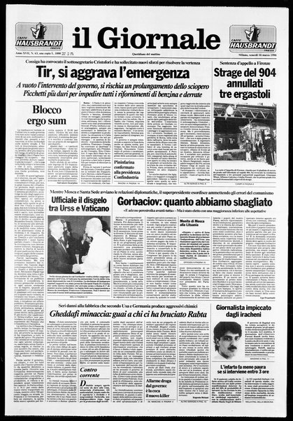 Il giornale : quotidiano del mattino